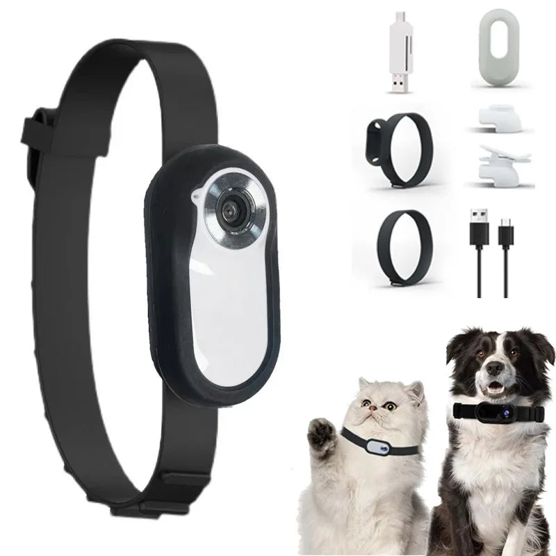 HD 1080P Pet Collar Camera