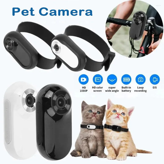 HD 1080P Pet Collar Camera