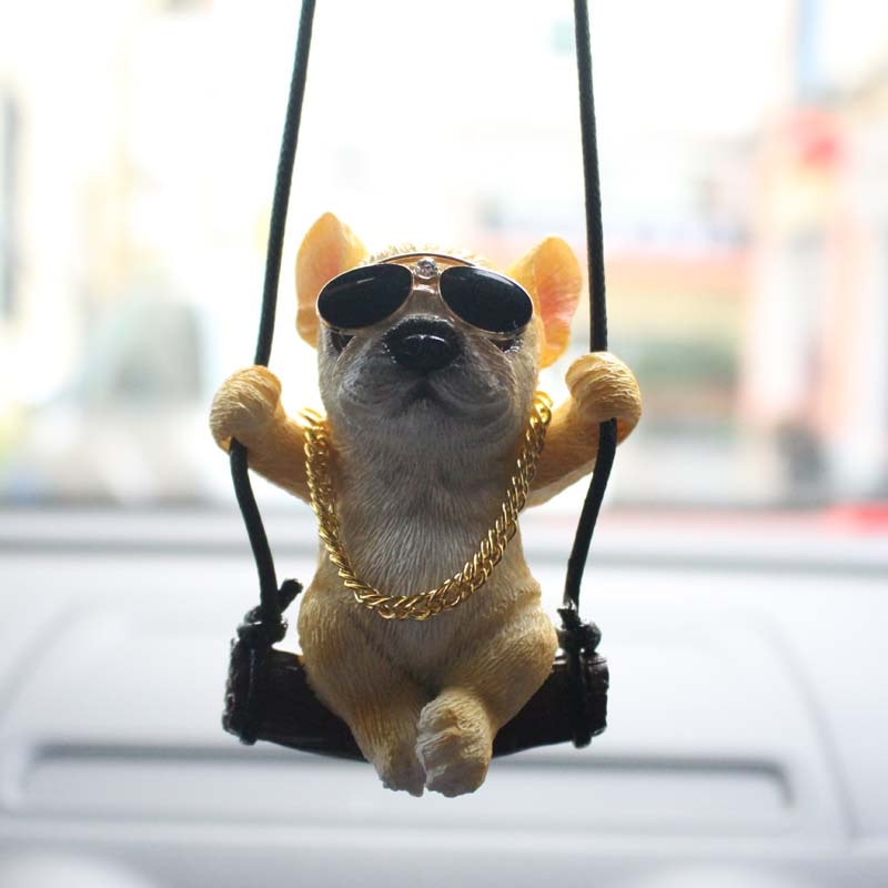 Cute Dog Anime Car Accessorie