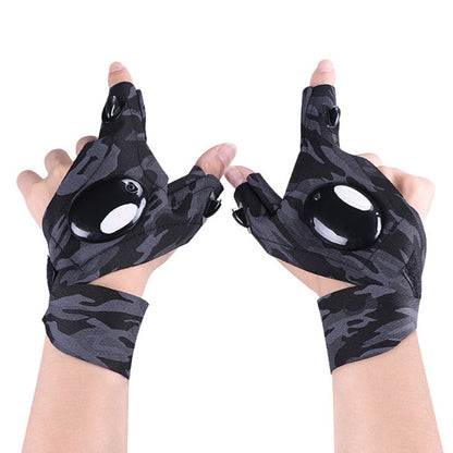 LED Flashlight Gloves Waterproof